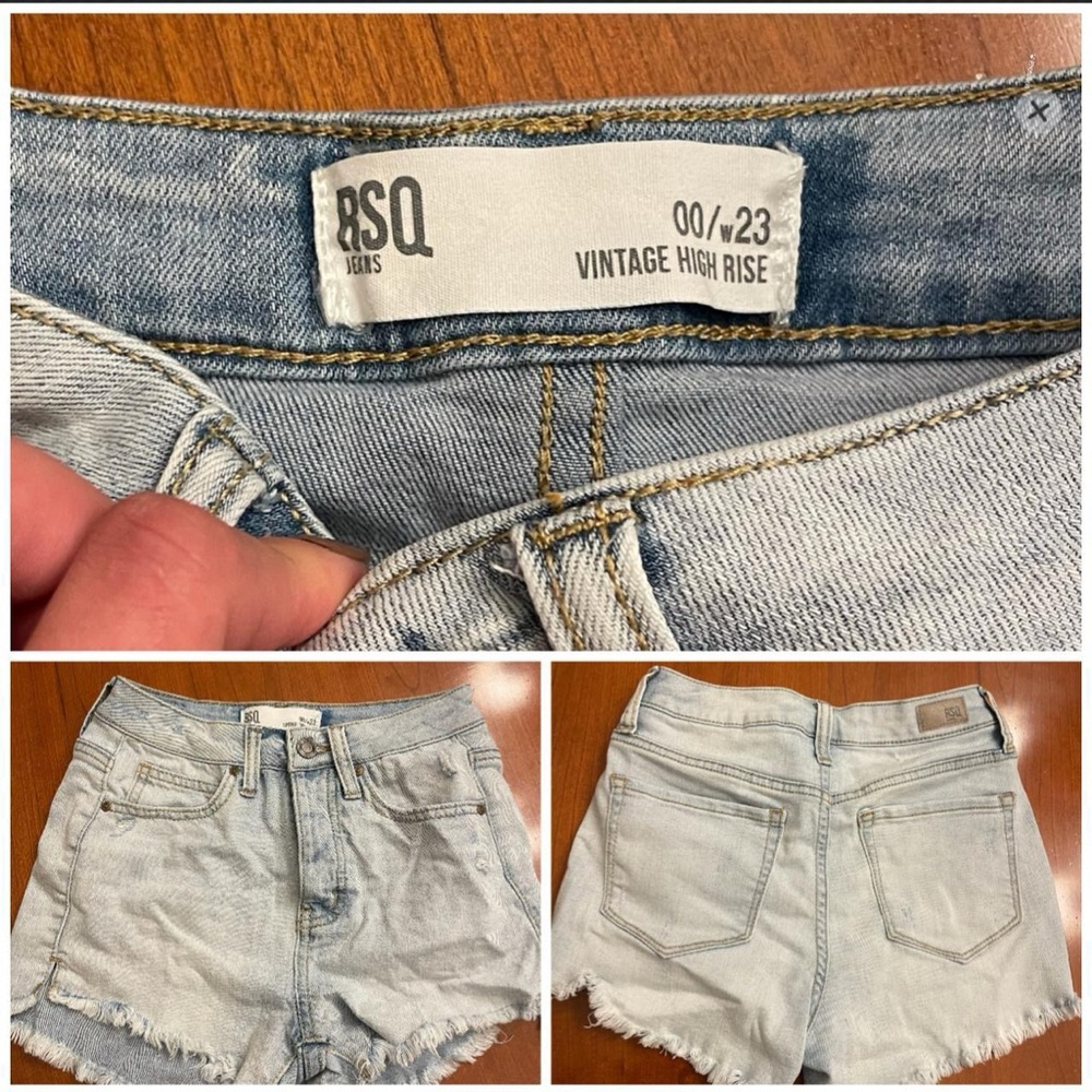 RSQ SHORTS: vintage high rise